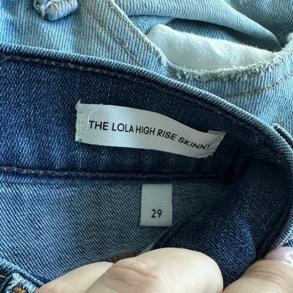 Denim Forum Lola High Rise Skinny Jeans Size 29 - Picture 3 of 3